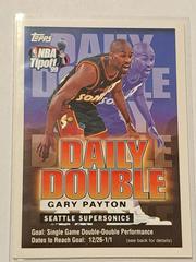 Gary Payton Basketball Cards 1999 Topps NBA Tipoff Daily Double Prices