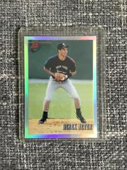 Derek Jeter [Refractor] #38 Baseball Cards 1998 Bowman Chrome Reprints Prices
