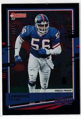 Lawrence Taylor [Black Press Proof] Football Cards 2020 Panini Donruss Prices