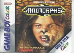 Animorphs - Manual | Animorphs GameBoy Color