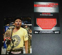 Anderson Silva [Gold] Ufc Cards 2011 Topps UFC Title Shot Prices