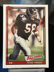 Jessie Tuggle #568 Football Cards 1991 Topps Prices