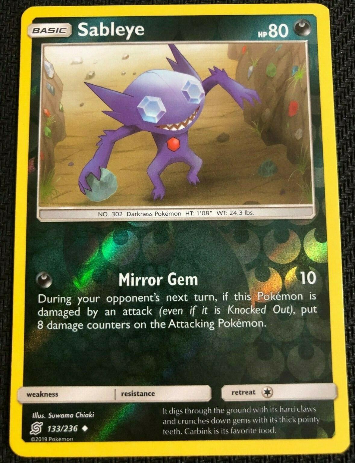 Sableye [Reverse Holo] 133 Prices Pokemon Unified Minds Pokemon Cards
