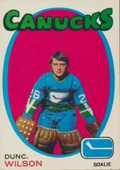 Dunc Wilson Hockey Cards 1971 O-Pee-Chee Prices
