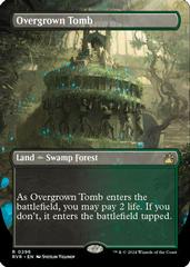 Overgrown Tomb [Borderless] #296 Magic Ravnica Remastered Prices