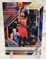 Damian Lillard [Gold] #20 Basketball Cards 2021 Panini Recon Top of the Charts Prices