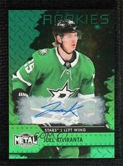 Joel Kiviranta [Autograph Green] Hockey Cards 2020 Skybox Metal Universe Prices