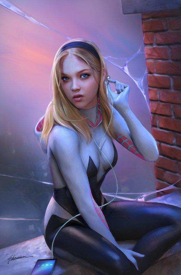 Spider-Gwen Annual [Maer Virgin] #1 (2023) Comic Books Spider-Gwen Annual