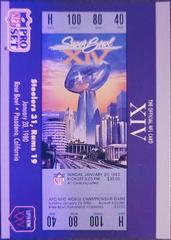 Super Bowl XIV #14 Football Cards 1990 Pro Set Super Bowl 160 Prices