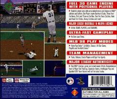 Back Cover | MLB 98 Playstation