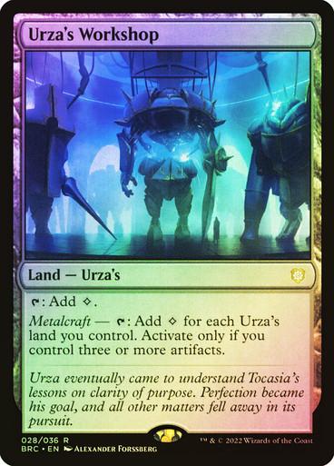 Urza's Workshop [Foil] #28 Magic Brother's War Commander