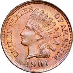 1901 Coins Indian Head Penny Prices
