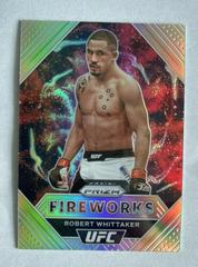 Robert Whittaker [Silver] Ufc Cards 2021 Panini Prizm UFC Fireworks Prices