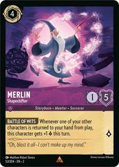 Merlin - Shapeshifter [Foil] #53 Lorcana Rise of the Floodborn Prices
