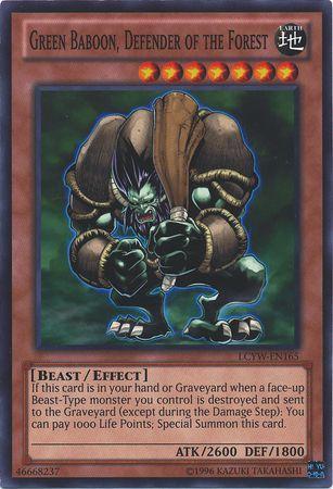 Green Baboon, Defender of the Forest LCYW-EN165 YuGiOh Legendary Collection 3: Yugi's World Mega Pack