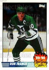Ron Francis [Tiffany] #21 Hockey Cards 1990 Topps Team Scoring Leaders Prices