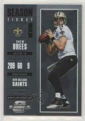Drew Brees Football Cards 2017 Panini Contenders Optic Prices