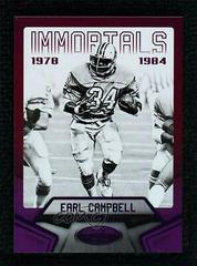 Earl Campbell [Mirror Purple] Football Cards 2016 Panini Certified Prices