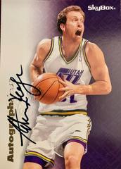 Adam Keefe Basketball Cards 1996 Skybox Premium Autographics Prices