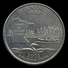 2005 D [MINNESOTA] Coins State Quarter Prices