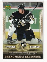 Sidney Crosby #12 Hockey Cards 2005 Upper Deck Phenomenal Beginnings Prices