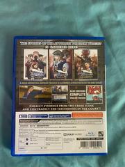 Reversible Cover Art, English - Rear | Phoenix Wright: Ace Attorney Trilogy Playstation 4