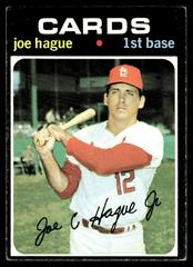 Joe Hague #96 Baseball Cards 1971 Topps Prices