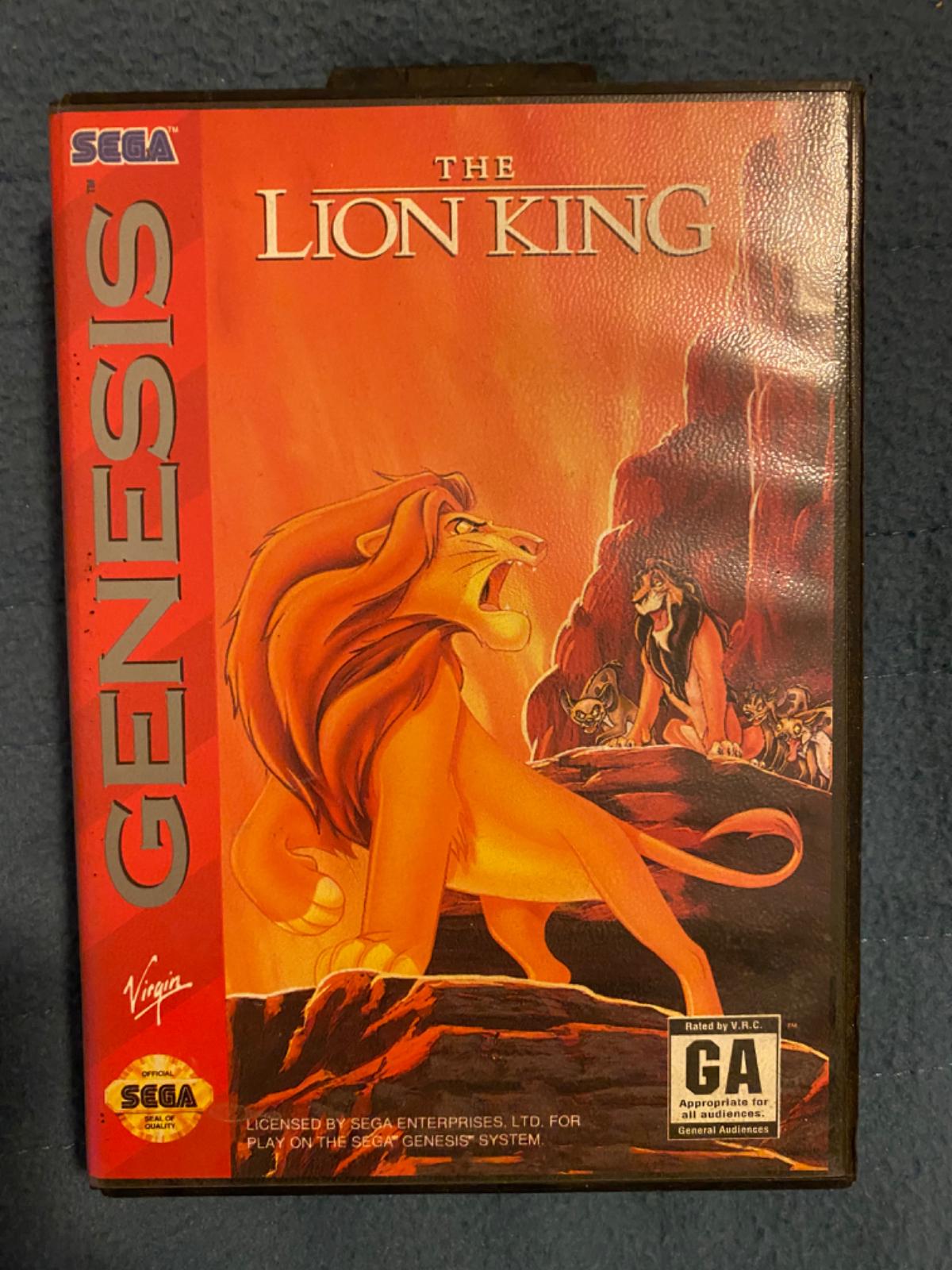 The Lion King | Item and Box only | Sega Genesis