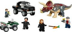 LEGO Set | Triceratops Pick-up Truck Ambush LEGO Jurassic World