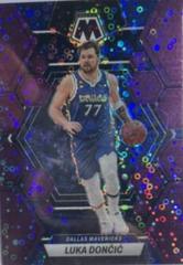 Luka Doncic [Fast Break Purple] #1 Basketball Cards 2022 Panini Mosaic Prices