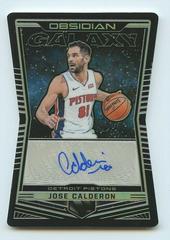 Jose Calderon #GA-JCD Basketball Cards 2018 Panini Obsidian Galaxy Autographs Prices