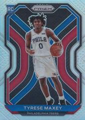 Tyrese Maxey [Silver Prizm] #256 Basketball Cards 2020 Panini Prizm Prices