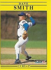 Dave Smith Baseball Cards 1991 Fleer Update Prices
