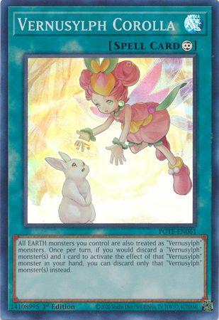 Vernusylph Corolla [1st Edition] POTE-EN061 YuGiOh Power Of The Elements