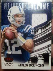 Andrew Luck Football Cards 2013 Panini Crown Royale Pillars of the Game Materials Prices