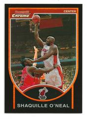 Shaquille O'Neal [Black Refractor] Basketball Cards 2007 Bowman Chrome Prices