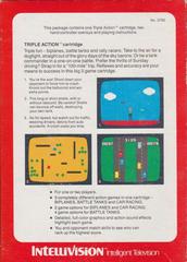 Back Cover | Triple Action Intellivision