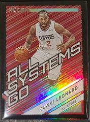 Kawhi Leonard #3 Basketball Cards 2021 Panini Recon All Systems Go Prices