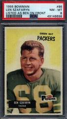 Len Szafaryn [Listed As Ben on Front] Football Cards 1955 Bowman Prices