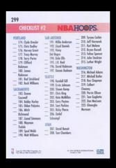 Back | Checklist #2 Basketball Cards 1994 Hoops