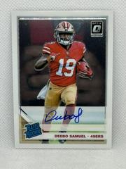Deebo Samuel Football Cards 2019 Donruss Optic Rated Rookie Autographs Prices