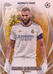 Karim Benzema [Gold] #USC-45 Soccer Cards 2023 Topps UEFA Club Ultimate Stage Prices
