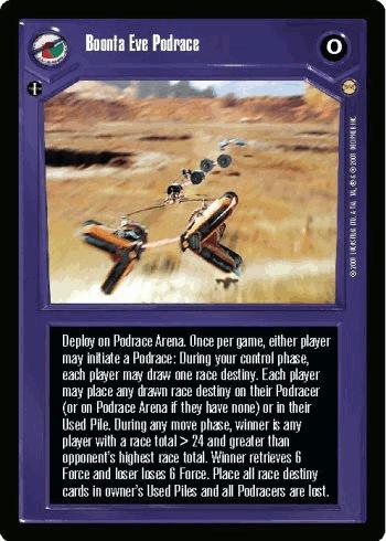 Boonta Eve Podrace [Limited Dark] Star Wars CCG Tatooine