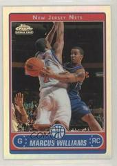 Marcus Williams Basketball Cards 2006 Topps Chrome Prices