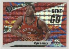 Kyle Lowry [Reactive Blue] Basketball Cards 2019 Panini Mosaic Give and Go Prices