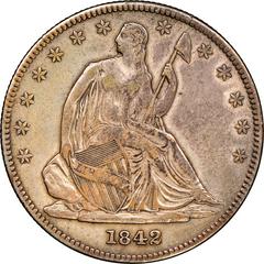 1842 [SMALL DATE SMALL LETTERS] Coins Seated Liberty Half Dollar Prices