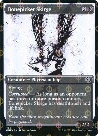 Bonepicker Skirge [Compleat] #436 Magic Phyrexia: All Will Be One