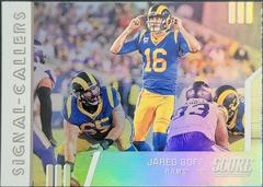 Jared Goff Football Cards 2019 Panini Score Signal Callers Prices