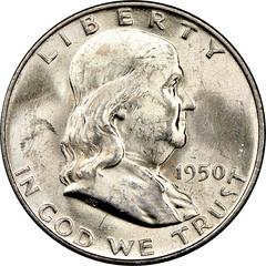 1950 D Coins Franklin Half Dollar Prices