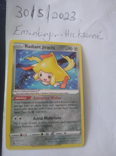 Radiant Jirachi [Holo] #120 photo